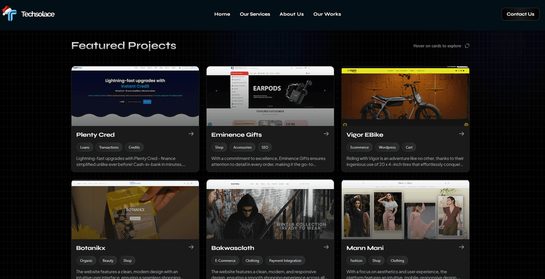 Techsolace Projects